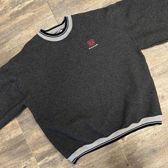 Vintage Dodge Crewneck Sweatshirt Jerzees Super Sweat Men Size XL Textured (571) - Picture 1 of 7